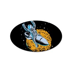 Astronaut Planet Space Science Sticker Oval (10 Pack) by Salman4z