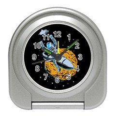 Astronaut Planet Space Science Travel Alarm Clock by Salman4z