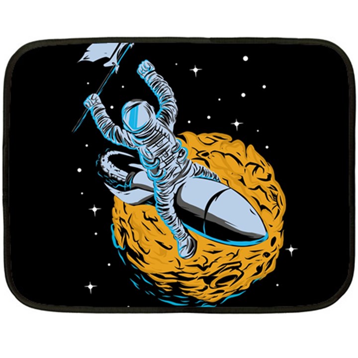 Astronaut Planet Space Science Fleece Blanket (Mini)