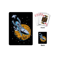 Astronaut Planet Space Science Playing Cards Single Design (mini) by Salman4z