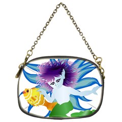 Mermaid Fantasy Undersea Merman Chain Purse (one Side) by Salman4z