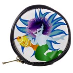 Mermaid Fantasy Undersea Merman Mini Makeup Bag Back