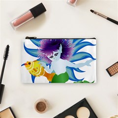 Mermaid Fantasy Undersea Merman Cosmetic Bag (small) by Salman4z