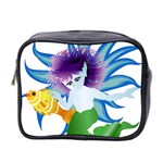 Mermaid Fantasy Undersea Merman Mini Toiletries Bag (Two Sides) Front