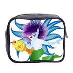 Mermaid Fantasy Undersea Merman Mini Toiletries Bag (Two Sides) Back