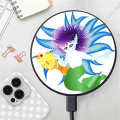 Mermaid Fantasy Undersea Merman Wireless Fast Charger(black)