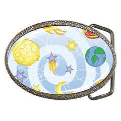 Science Fiction Outer Space Belt Buckles by Salman4z