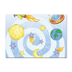 Science Fiction Outer Space Sticker A4 (100 Pack) by Salman4z