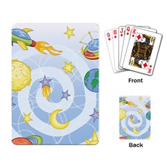 Science Fiction Outer Space Playing Cards Single Design (rectangle) by Salman4z