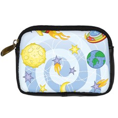 Science Fiction Outer Space Digital Camera Leather Case by Salman4z