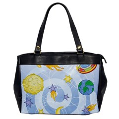 Science Fiction Outer Space Oversize Office Handbag by Salman4z