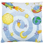 Science Fiction Outer Space Large Cushion Case (Two Sides) Front