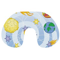 Science Fiction Outer Space Travel Neck Pillow by Salman4z