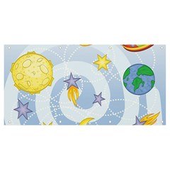 Science Fiction Outer Space Banner And Sign 8  X 4  by Salman4z