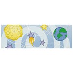 Science Fiction Outer Space Banner and Sign 9  x 3  Front