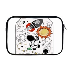 Astronaut Drawing Planet Apple Macbook Pro 17  Zipper Case by Salman4z