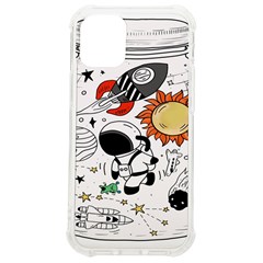 Astronaut Drawing Planet Iphone 12 Mini Tpu Uv Print Case	