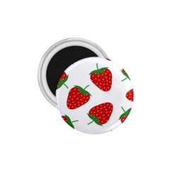 Seamless Pattern Fresh Strawberry 1 75  Magnets by Salman4z