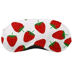 Seamless Pattern Fresh Strawberry Sleeping Mask by Salman4z