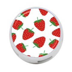 Seamless Pattern Fresh Strawberry 4-port Usb Hub (one Side) by Salman4z