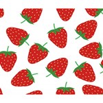 Seamless Pattern Fresh Strawberry Deluxe Canvas 14  x 11  (Stretched) 14  x 11  x 1.5  Stretched Canvas