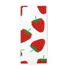 Seamless Pattern Fresh Strawberry Samsung Galaxy Note 20 Tpu Uv Case by Salman4z