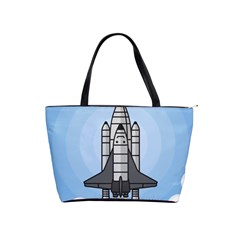 Rocket Shuttle Spaceship Science Classic Shoulder Handbag by Salman4z