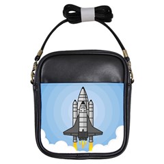 Rocket Shuttle Spaceship Science Girls Sling Bag by Salman4z