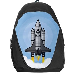 Rocket Shuttle Spaceship Science Backpack Bag by Salman4z