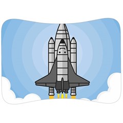 Rocket Shuttle Spaceship Science Velour Seat Head Rest Cushion by Salman4z