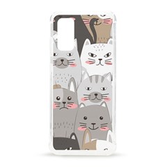 Cute Cats Seamless Pattern Samsung Galaxy S20 6 2 Inch Tpu Uv Case