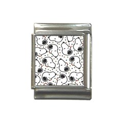 Dog Pattern Italian Charm (13mm)