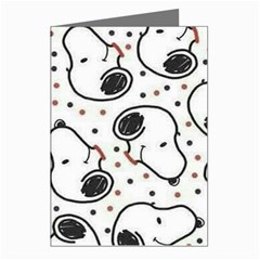 Dog Pattern Greeting Cards (pkg Of 8) by Salman4z