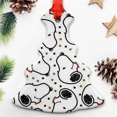 Dog Pattern Christmas Tree Ornament (two Sides) by Salman4z