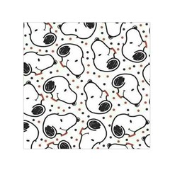 Dog Pattern Square Satin Scarf (30  X 30 ) by Salman4z