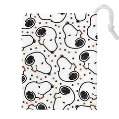 Dog Pattern Drawstring Pouch (4xl) by Salman4z