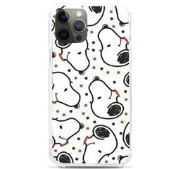 Dog Pattern Iphone 12 Pro Max Tpu Uv Print Case by Salman4z