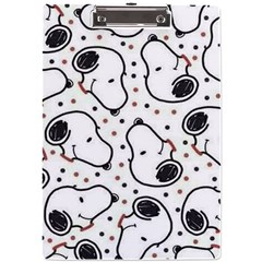 Dog Pattern A4 Acrylic Clipboard by Salman4z