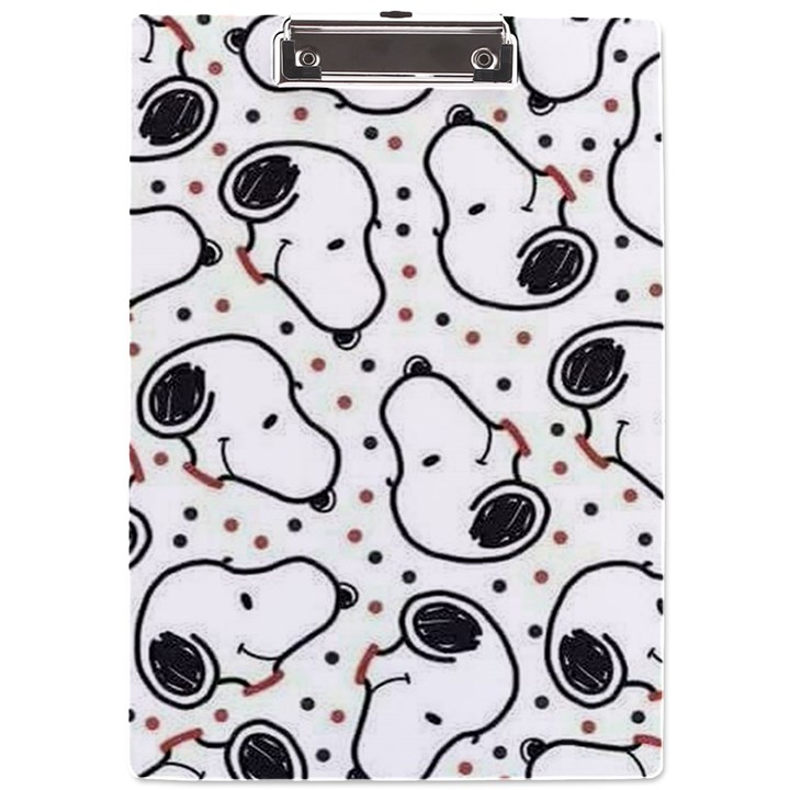 Dog Pattern A4 Acrylic Clipboard