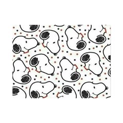 Dog Pattern Premium Plush Fleece Blanket (mini) by Salman4z