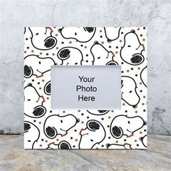 Dog Pattern White Box Photo Frame 4  X 6  by Salman4z