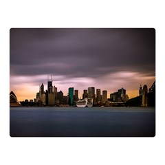 Sydney Australia Travel Oceania Two Sides Premium Plush Fleece Blanket (mini) by Salman4z