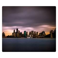 Sydney Australia Travel Oceania Two Sides Premium Plush Fleece Blanket (small) by Salman4z