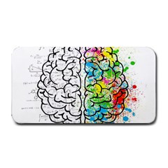 Brain Mind Psychology Idea Drawing Medium Bar Mat by Salman4z