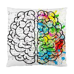 Brain Mind Psychology Idea Drawing Standard Cushion Case (one Side) by Salman4z