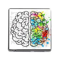 Brain Mind Psychology Idea Drawing Memory Card Reader (square 5 Slot) by Salman4z