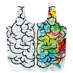 Brain Mind Psychology Idea Drawing Full Print Recycle Bag (XL) Front