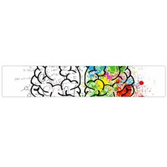 Brain Mind Psychology Idea Drawing Large Premium Plush Fleece Scarf  by Salman4z