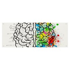 Brain Mind Psychology Idea Drawing Banner And Sign 8  X 3  by Salman4z