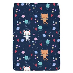 Cute Astronaut Cat With Star Galaxy Elements Seamless Pattern Removable Flap Cover (s) by Salman4z